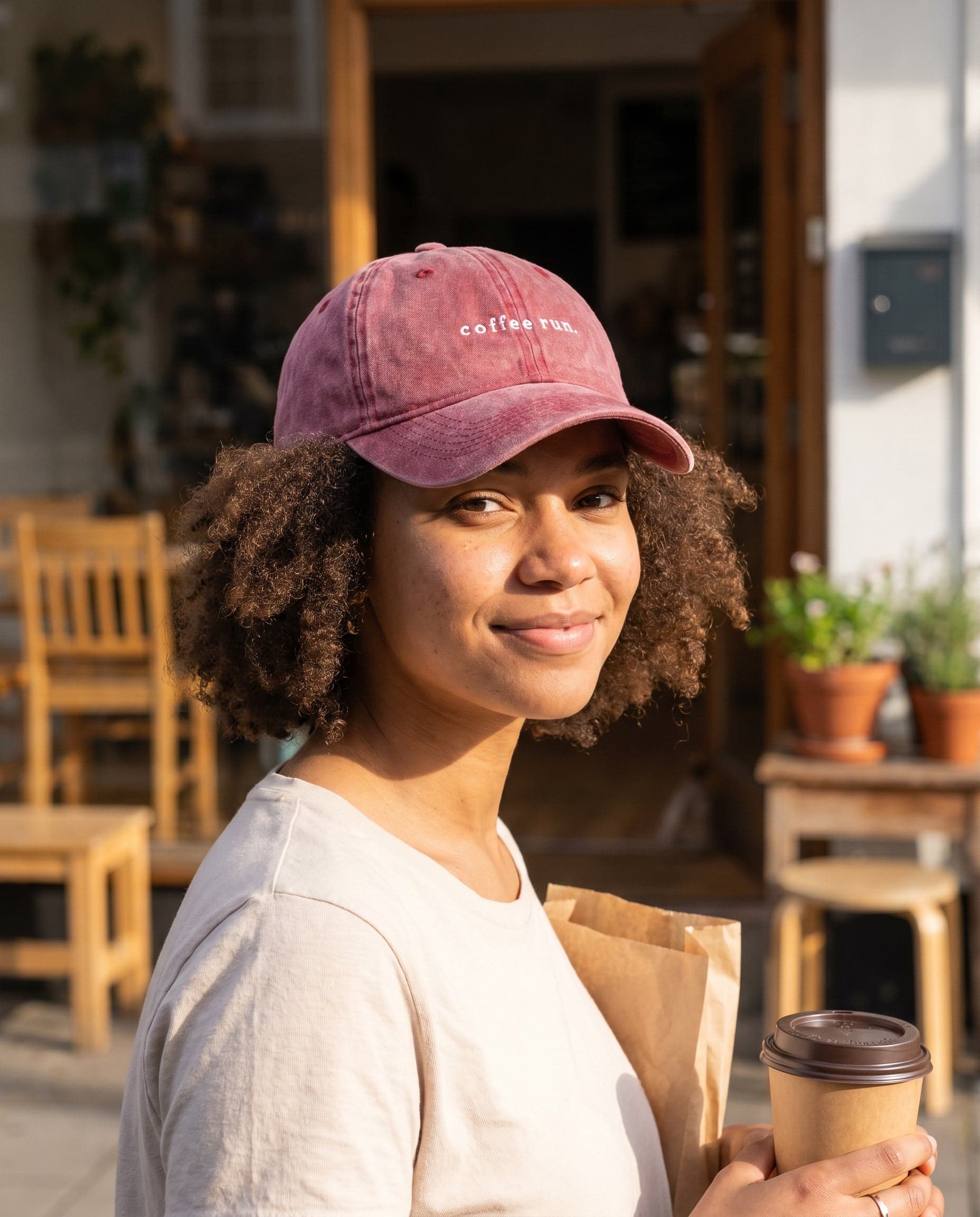 Coffee Run — styled in context