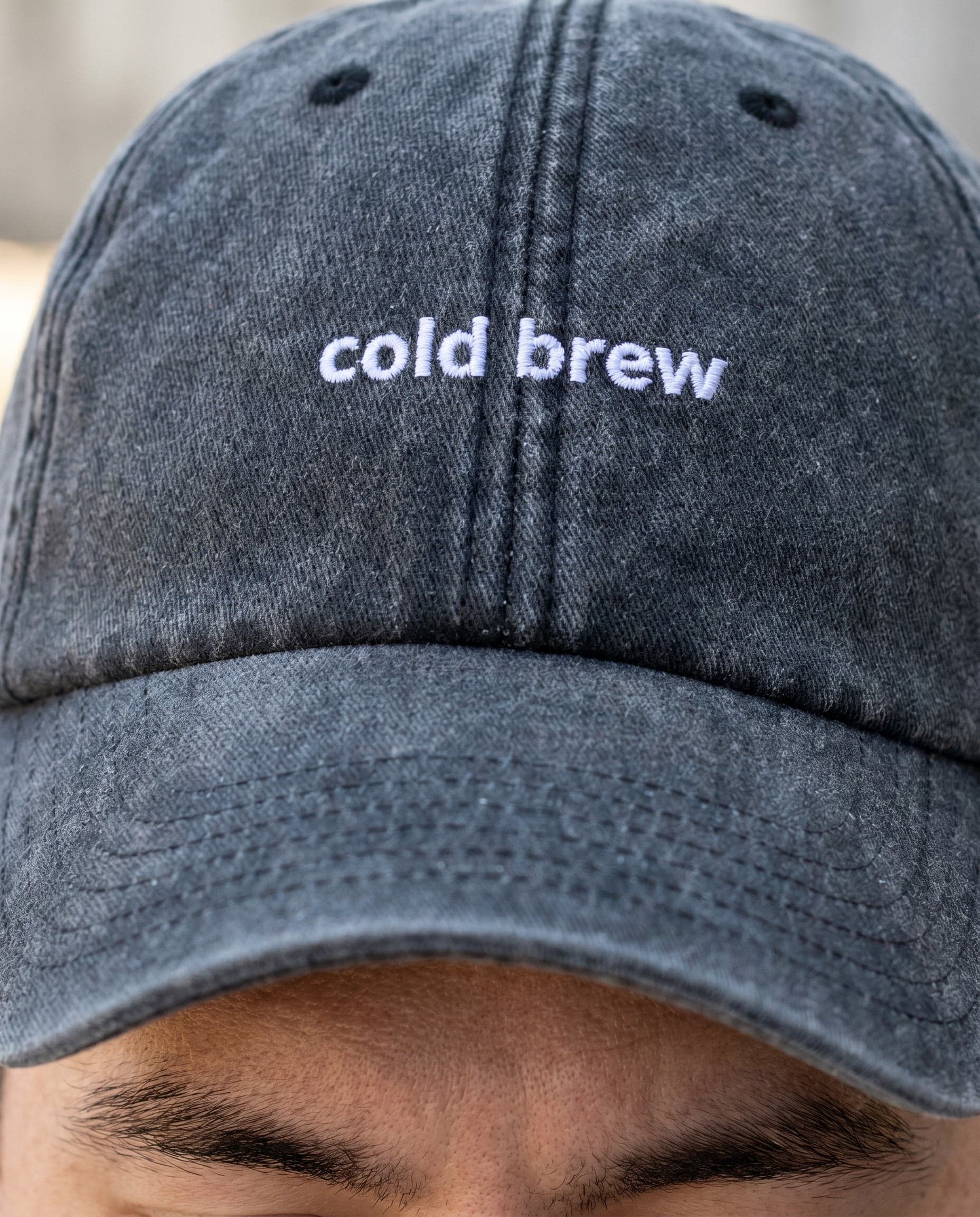Cold Brew — embroidery detail