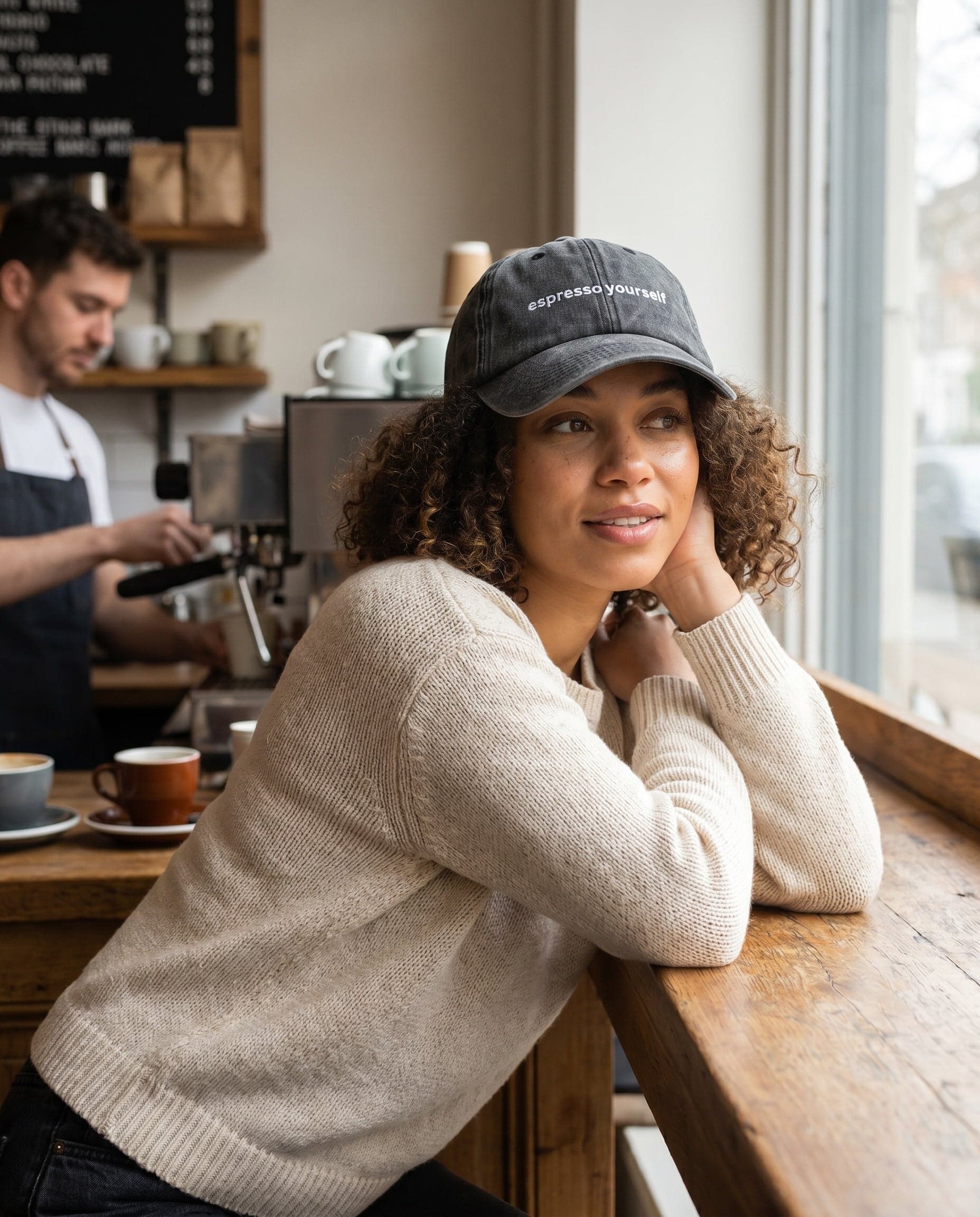Espresso Yourself — styled in context