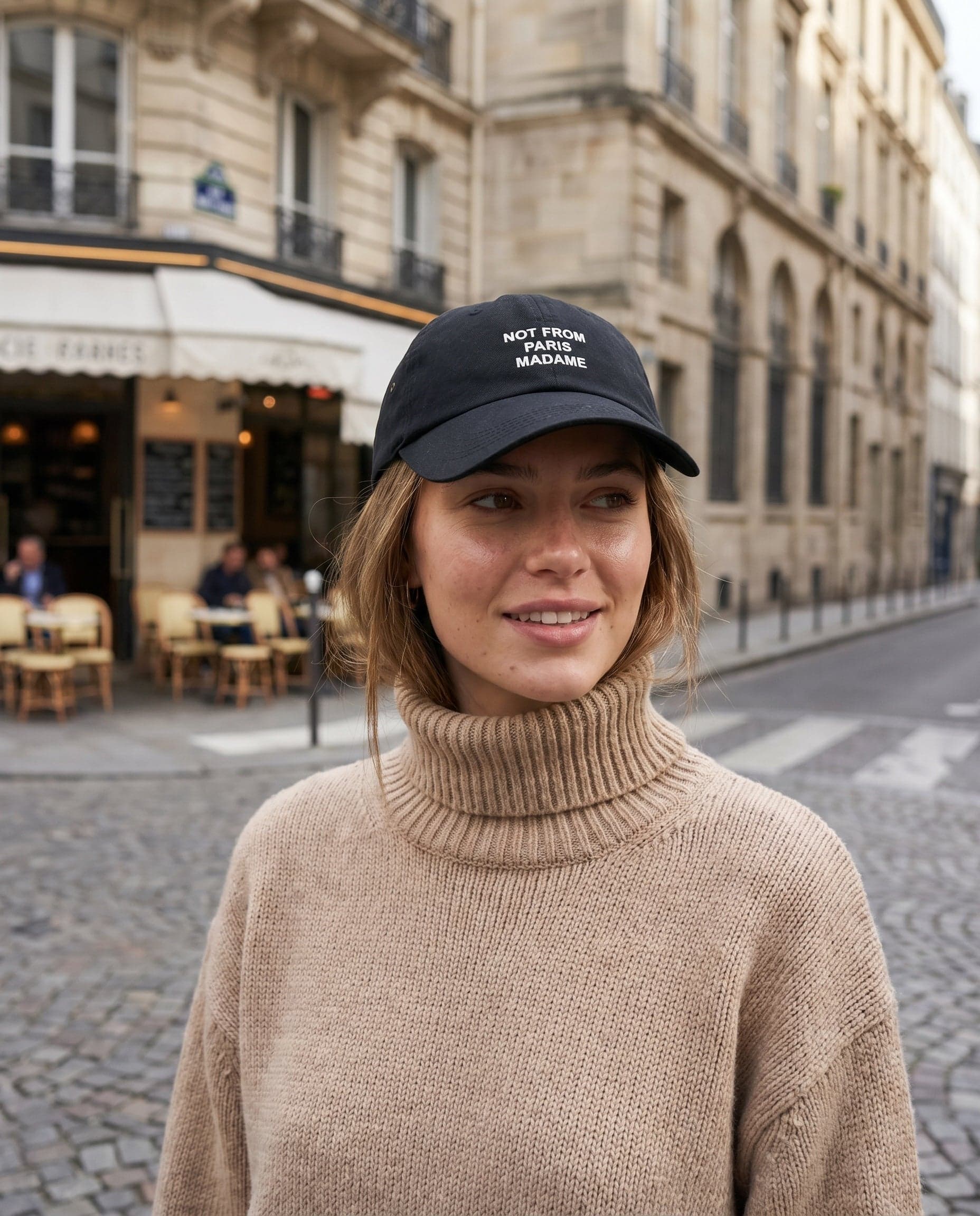 Not From Paris Madame — styled in context