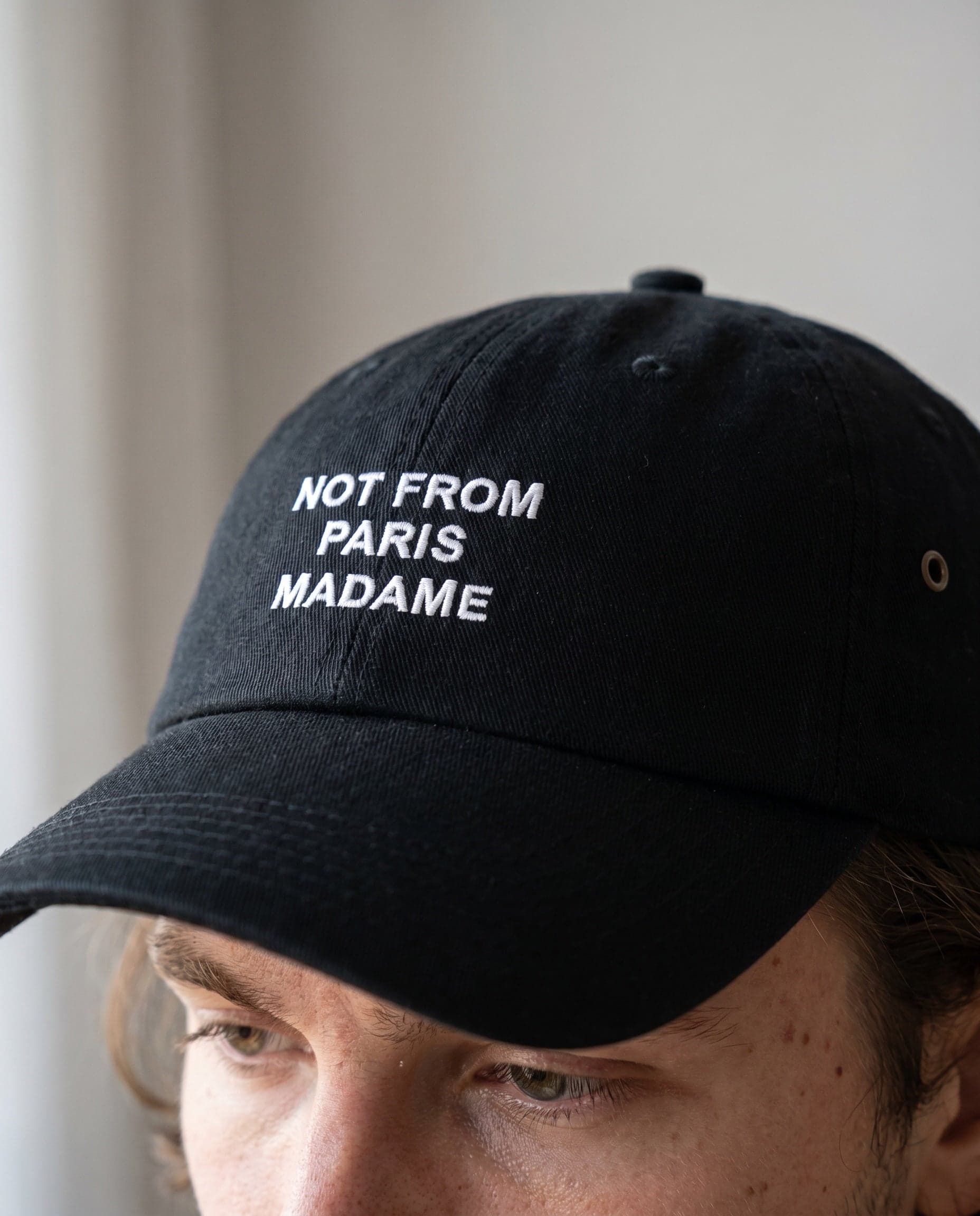 Not From Paris Madame — embroidery detail